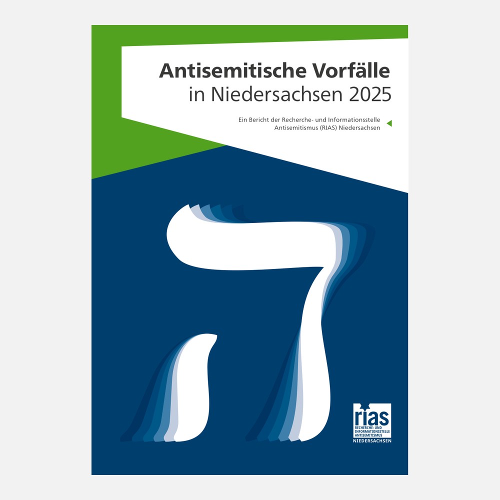 Titel des Jahresberichts Antisemitische Vorfälle in Niedersachsen 2025